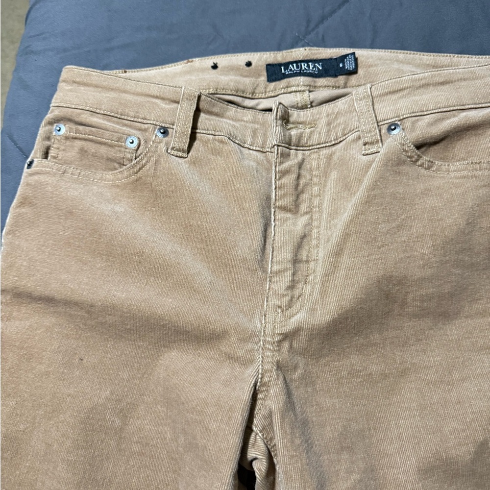 Ralph Lauren Women's Beige Straight Leg Jeans